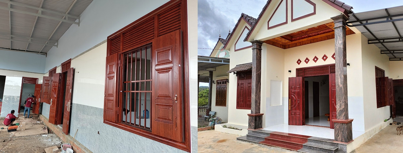 Cửa thép vân gỗ nhập khẩu tại Đắk Nông - Đắk Lắk
